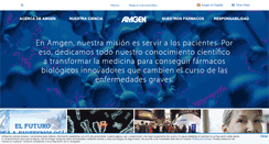 Desktop Screenshot of amgen.es