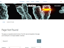 Tablet Screenshot of amgen.ch