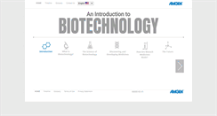 Desktop Screenshot of biotechnology.amgen.com