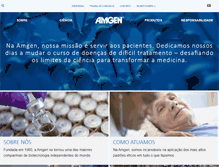 Tablet Screenshot of amgen.com.br